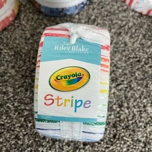 Crayola Stripe Riley Blake jelly roll